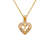 367-655-A Heart Initial "A" Pendant