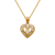 367-655-G Heart Initial "G" Pendant