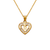 367-655-R Heart Initial "R" Pendant