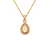 367-656-A Teardrop Initial "A" Pendant