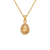 367-656-B Teardrop Initial "B" Pendant