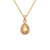 367-656-C Teardrop Initial "C" Pendant