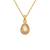 367-656-D Teardrop Initial "D" Pendant