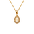 367-656-N Teardrop Initial "N" Pendant