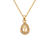 367-656-T Teardrop Initial "T" Pendant