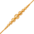136-017-115BR Graduated DC Disco Bead Bracelet