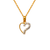 463-501 Heart White CZ Pendant