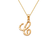 562-502-C Initial "C" Cursive Letter Pendant
