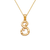 562-502-S Initial "S" Cursive Letter Pendant