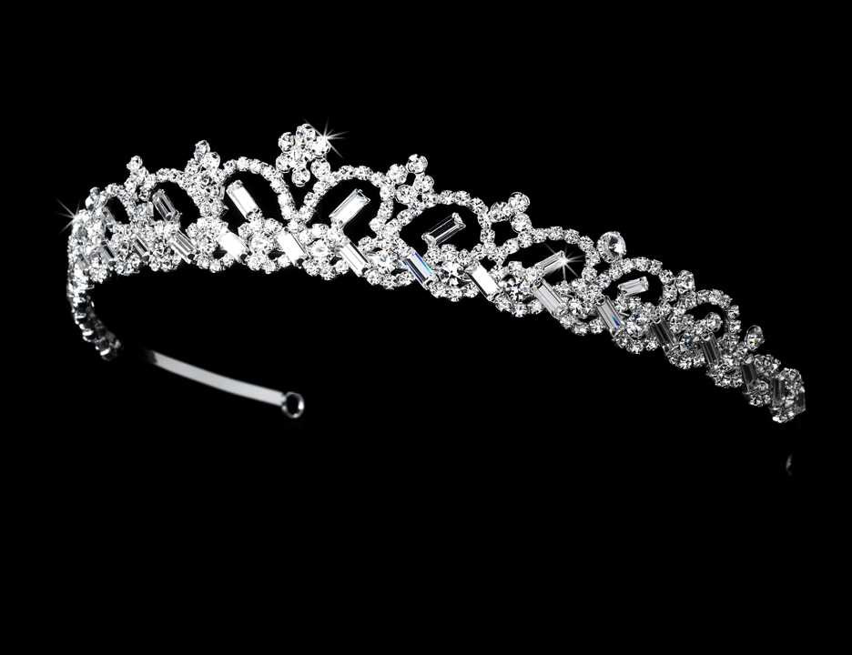 Classic Rhinestone Wedding and Quinceanera Tiara