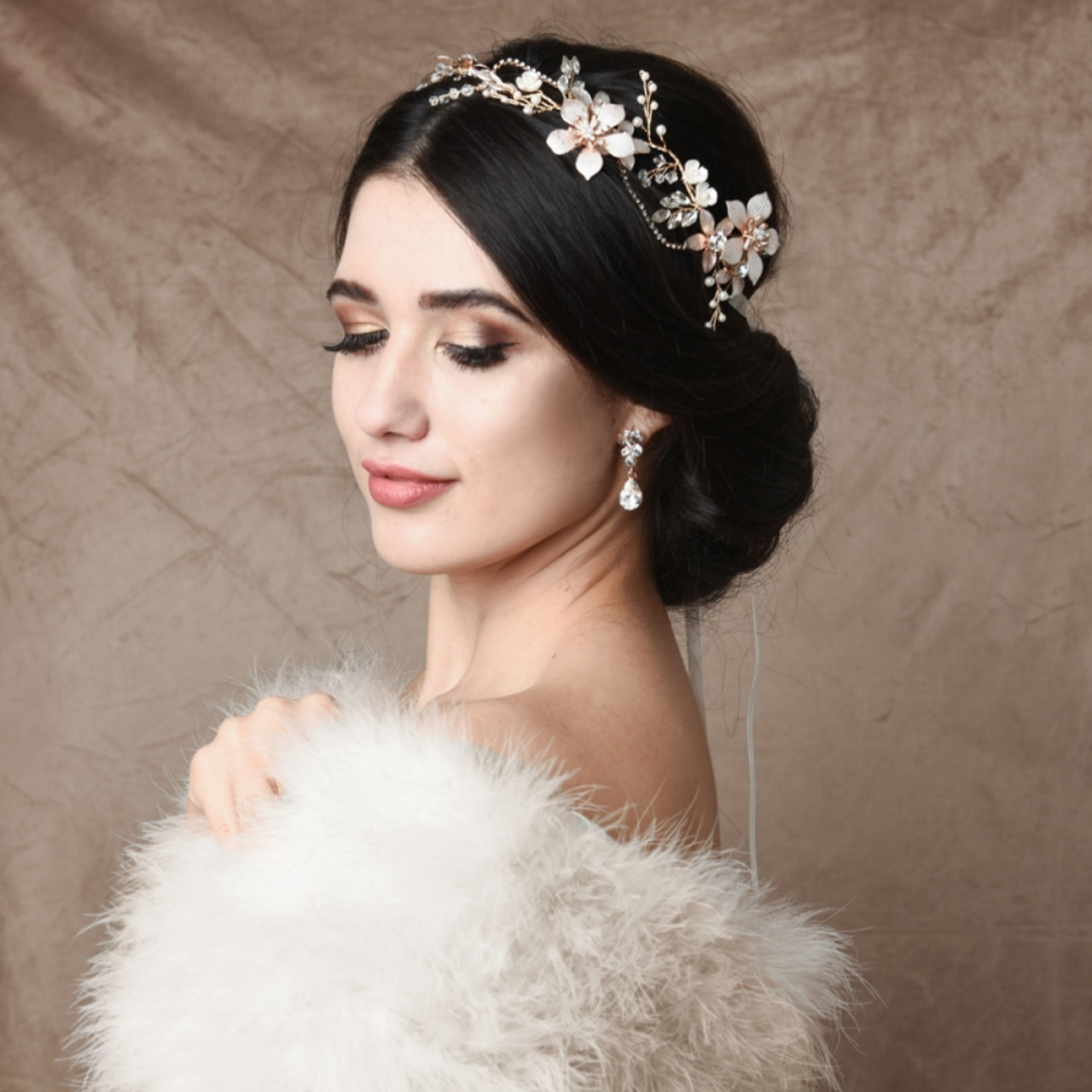 VERSE | floral bridal headpiece