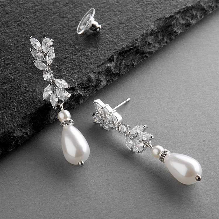 MagiDeal Gold Plated Teardrop Dangle Earrings – Wedding & Special Occasion Jewelry - View #8