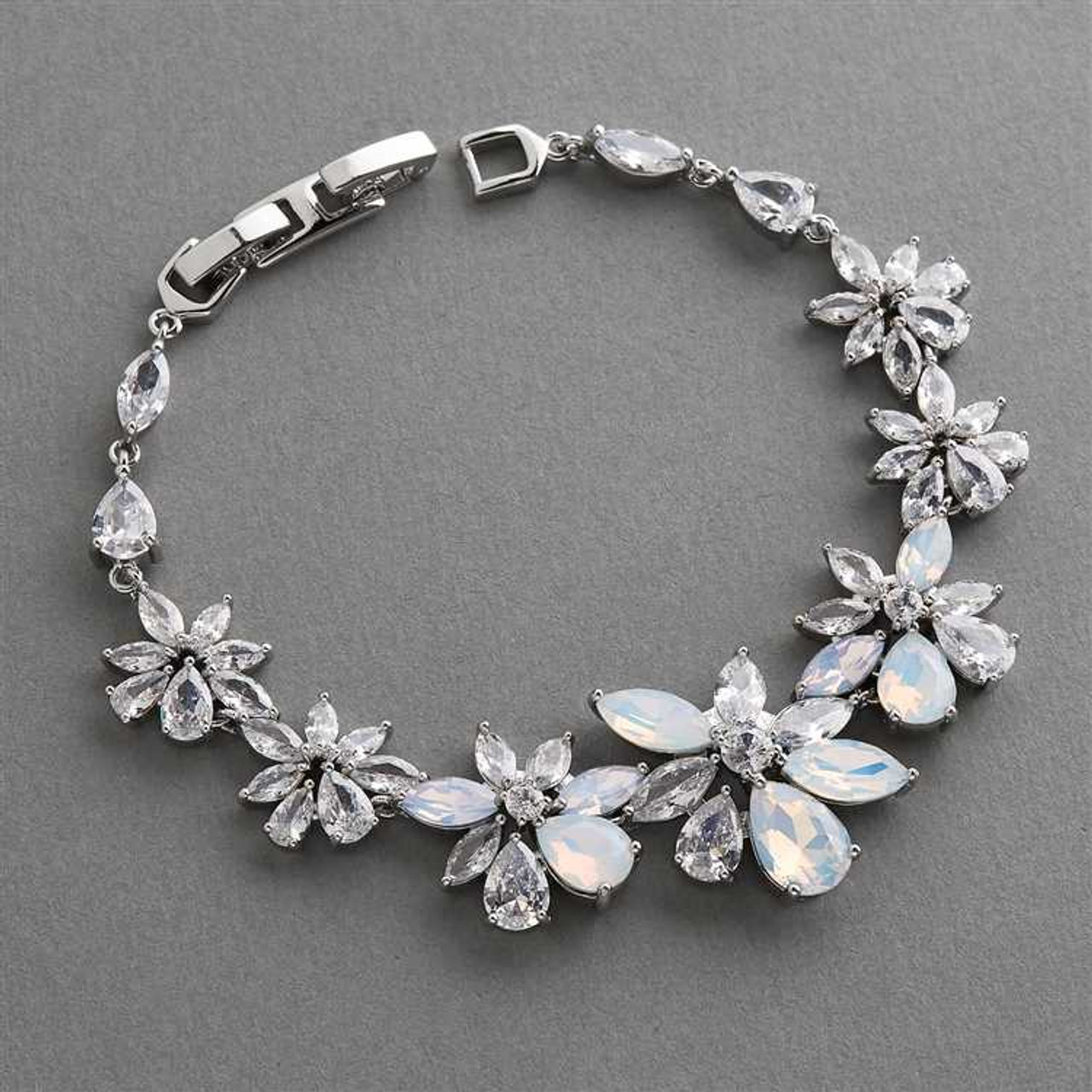 Azurite, Clear Quartz Crystal Malachite & Wood Opalite Bracelet – Joseph  Brooks Jewelry