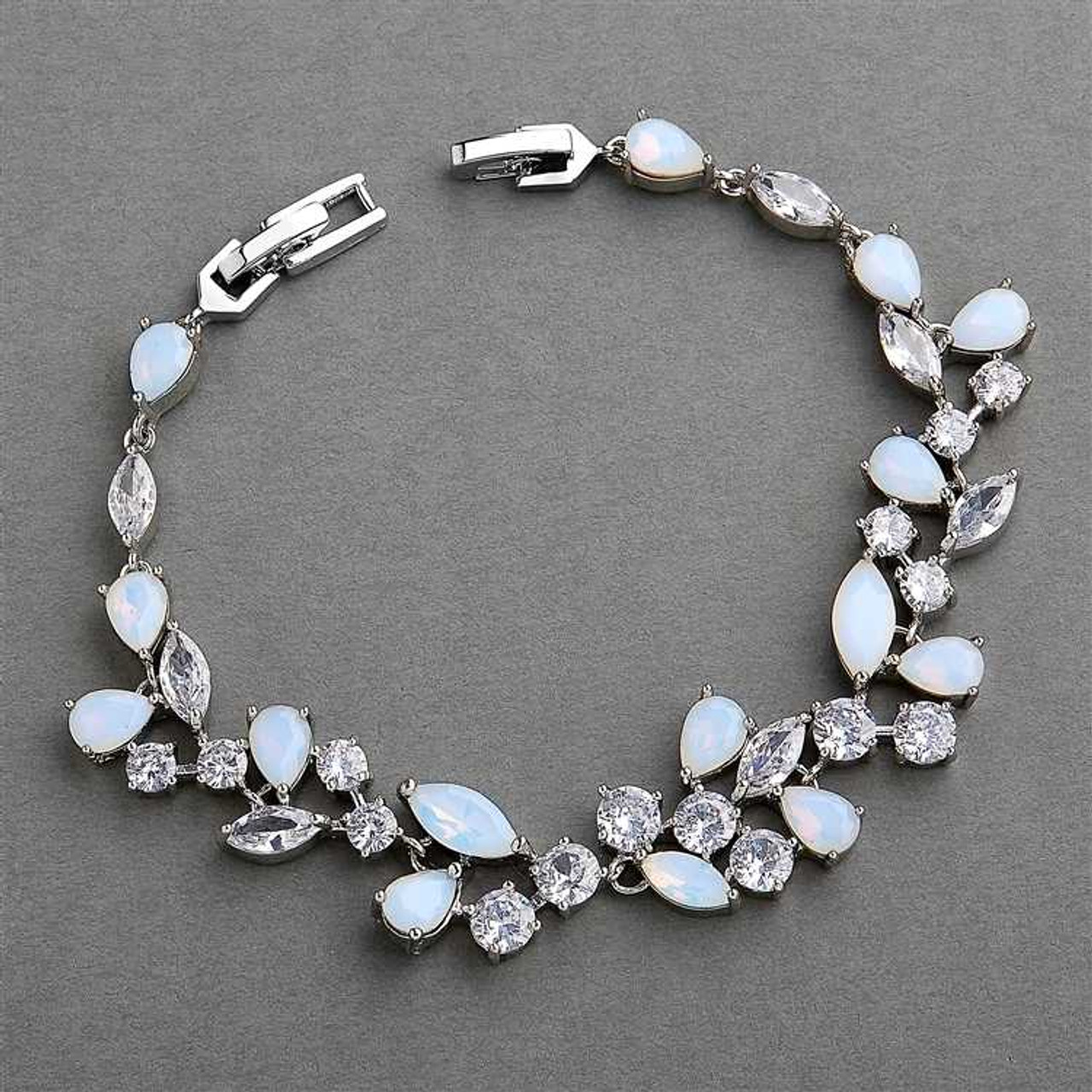 Amethyst, Rose Quartz, Opalite Crystal Bracelet Handmade Jewellery | eBay