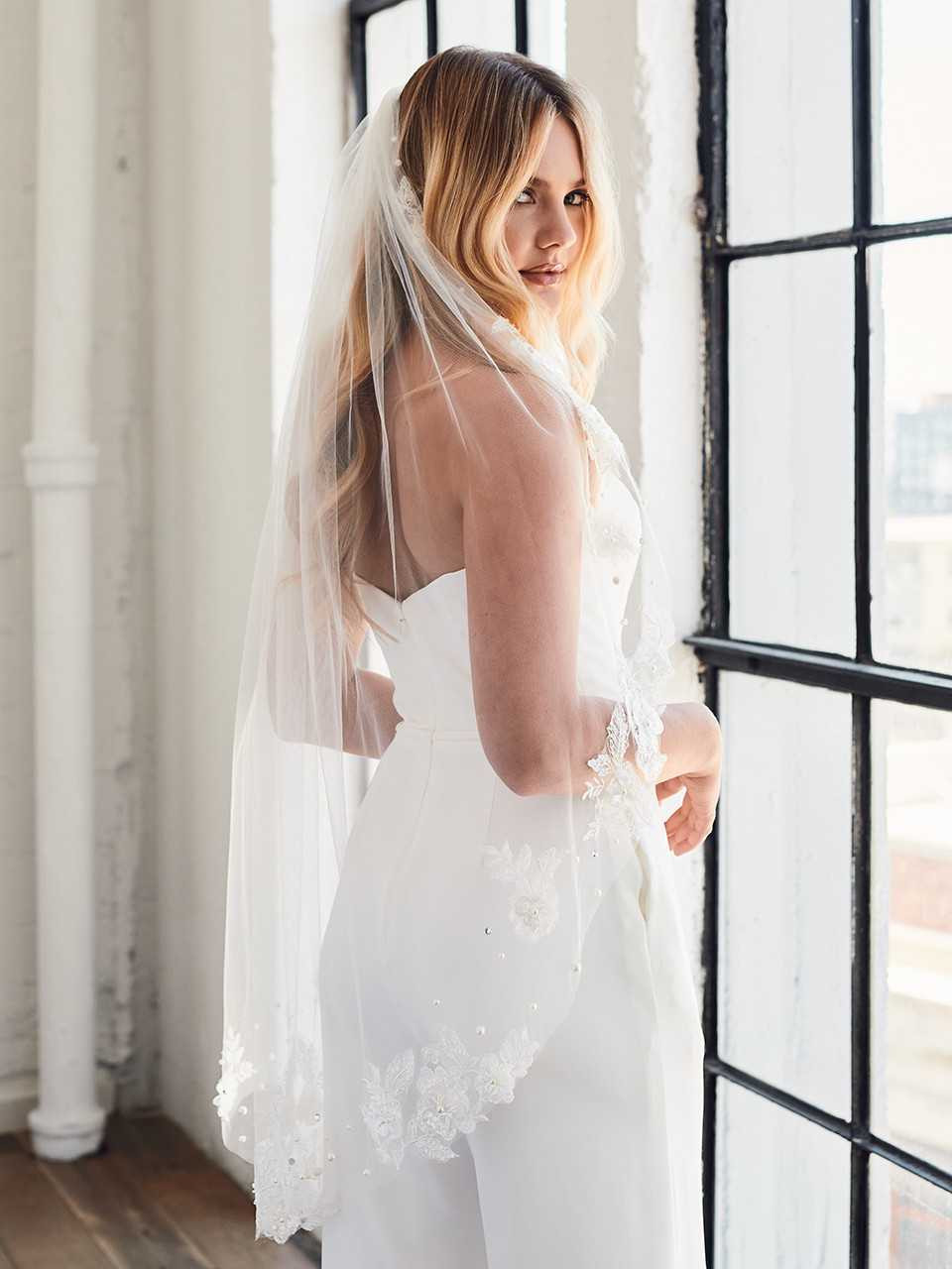 Fingertip Wedding Veils