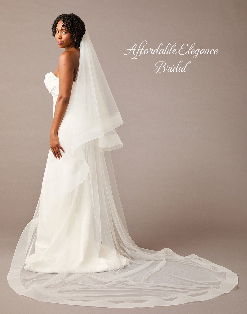 Two Layer Horse Hair Royal Cathedral Wedding Veil V2580RC