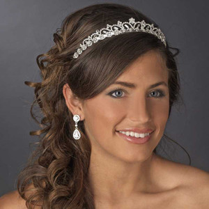Classic Rhinestone Wedding and Quinceanera Tiara Classic Rhinestone Wedding and Quinceanera Tiara