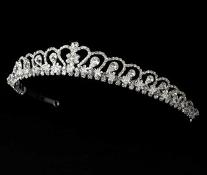 Royal Wedding Silver Plated Crystal Rhinestone Tiara Royal Wedding Silver Plated Crystal Rhinestone Tiara