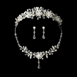 Headpiece and Matching Jewelry Sets for the Bride