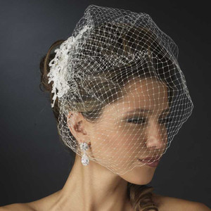 Eloise - Birdcage Veil With Headband — NK Bride