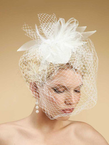 Eloise - Birdcage Veil With Headband — NK Bride