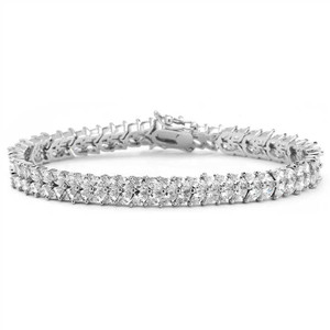 Marquise CZ Wedding or Prom Tennis Bracelet in Silver Marquise CZ Wedding or Prom Tennis Bracelet in Silver