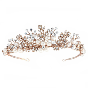Gold and Rose Gold Tiaras for Weddings and Quinceanera