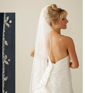 JL Johnson Bridal V4903 Five Layer Short Custom Wedding Veil