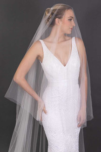 Soft Italian Tulle Royal Cathedral Drop Veil Wedding Veil