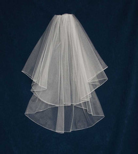 JL Johnson Pearl Scatter Cathedral Wedding Veil Wide Width C555