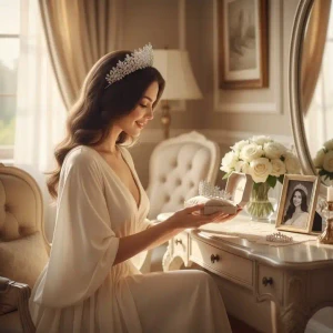 Stunning Floral CZ and Crystal Wedding and Quince Tiara hp9560