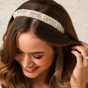 Ivory Pearl and Rhinestone Bridal Headband Envogue HB2511 Ivory Pearl and Rhinestone Bridal Headband Envogue HB2511