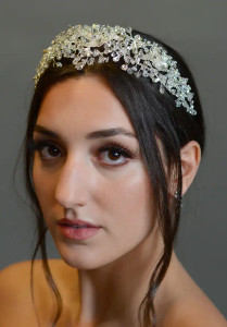 Rhinestone Spray Wedding Headband Tiara Elena E311 Rhinestone Spray Wedding Headband Tiara Elena E311