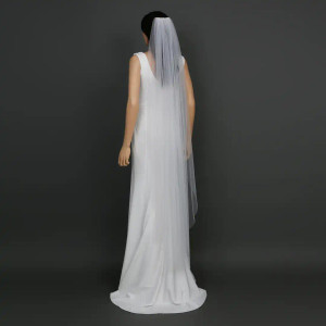 Waltz Length Wedding Veil with Soft Tulle V6358W Waltz Length Wedding Veil with Soft Tulle V6358W