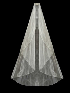 Flutter Cut Waltz Length Wedding Veil V6906 Flutter Cut Waltz Length Wedding Veil V6906