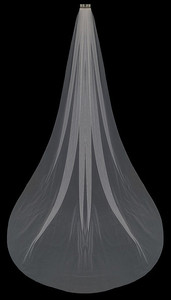 Silky Soft Tulle Royal Cathedral Wedding Veil V2380R