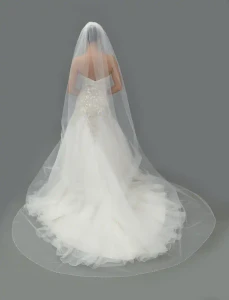 Crystal Beaded Royal Cathedral Wedding Veil E1634