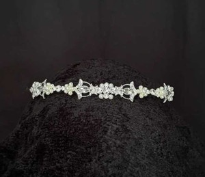 Pearl and Rhinestone Vintage Look Bridal Headband