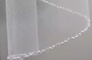 Pearl and Crystal Edge Regal Cathedral Wedding Veil