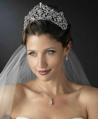 Regal 2 1/2" High Rhinestone Quinceanera or Wedding Tiara Regal 2 1/2" High Rhinestone Quinceanera or Wedding Tiara