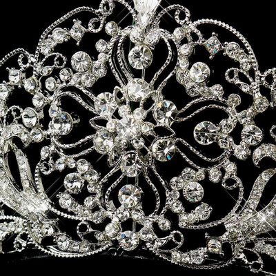 Regal 2 1/2" High Rhinestone Quinceanera or Wedding Tiara Regal 2 1/2" High Rhinestone Quinceanera or Wedding Tiara