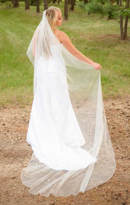 Angel Dust Tulle Sparkle Veil Custom Made Cathedral Wedding Veil Angel Dust Tulle Sparkle Veil Custom Made Cathedral Wedding Veil