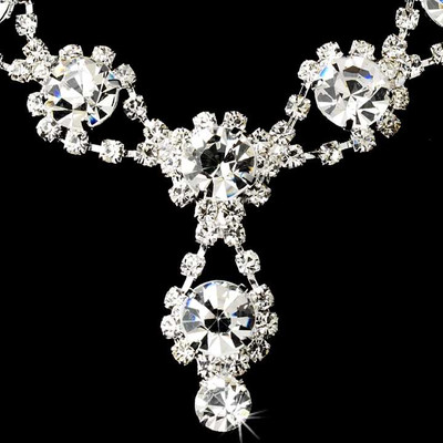 Crystal Wedding Tiara and Matching Bridal Jewelry Set