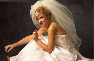 Double Bubble Custom Wedding Veil JL Johnson V4900 - Many colors!