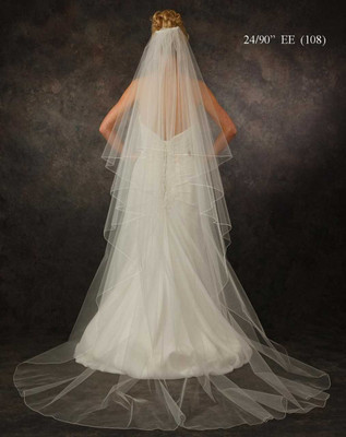 JL Johnson Bridals V5311 Chapel Length Wedding Veil JL Johnson Bridals V5311 Chapel Length Wedding Veil