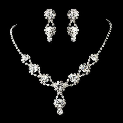 Dazzling Clear Crystal Bridal and Formal Jewelry Dazzling Clear Crystal Bridal and Formal Jewelry