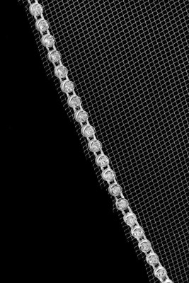 Rhinestone Edge Cascade Style Cathedral Length Wedding Veil Rhinestone Edge Cascade Style Cathedral Length Wedding Veil