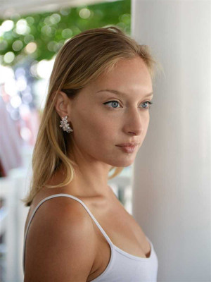 Gold Plated CZ Marquis Cluster Wedding Earrings Gold Plated CZ Marquis Cluster Wedding Earrings