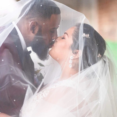 Royal Cathedral Crystal Covered Stardust Wide Width Wedding Veil 