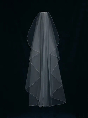 Angel Cut Extra Full Knee or Cathedral Length Custom Wedding Veil